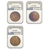 Image 1 : [3 Coins] 1885-1900 Morgan Silver Dollar PCI MS65-67 [1] DMPL