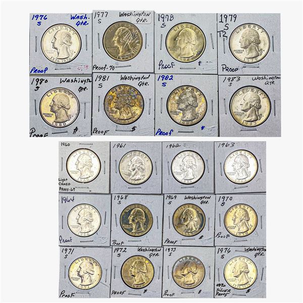 [348] 1960-1992 Washington Quarters Collectoin