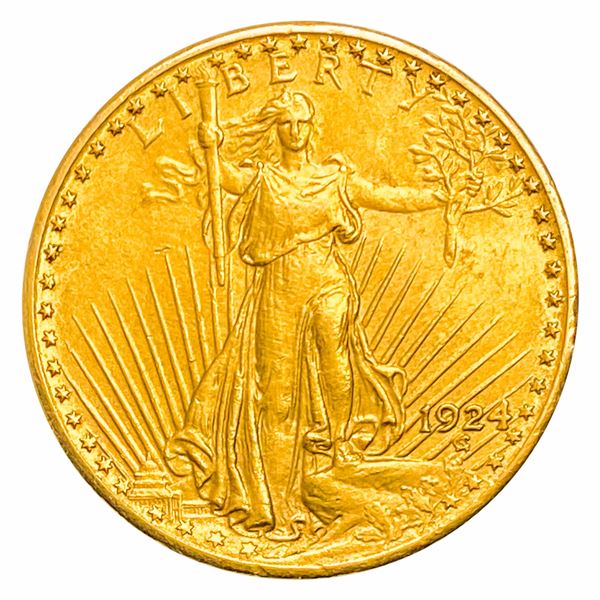 1924 $20 Gold Double Eagle UNCIRCULATED