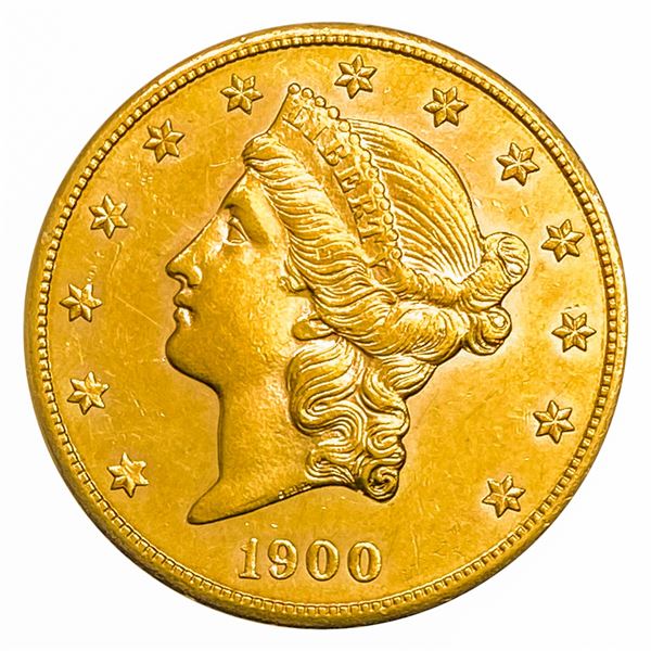 1900-S $20 Gold Double Eagle UNCIRCULATED