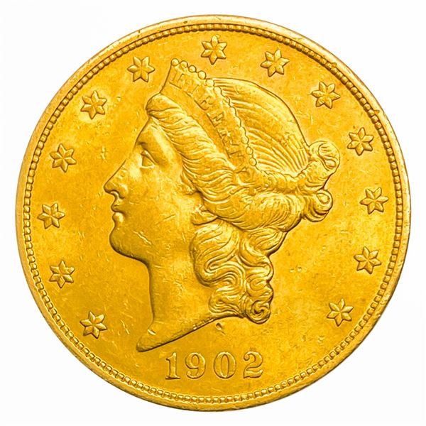 1902-S $20 Gold Double Eagle UNCIRCULATED