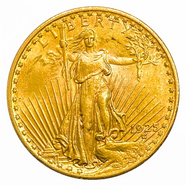 1925 $20 Gold Double Eagle UNCIRCULATED