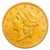 Image 1 : 1907 $20 Gold Double Eagle CLOSELY UNCIRCULATED