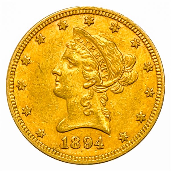1894 $10 Gold Eagle CLOSELY UNCIRCULATED