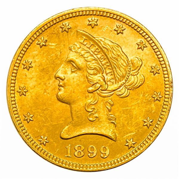 1899 $10 Gold Eagle UNCIRCULATED