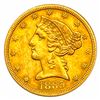 Image 1 : 1885-S $5 Gold Half Eagle CLOSELY UNCIRCULATED