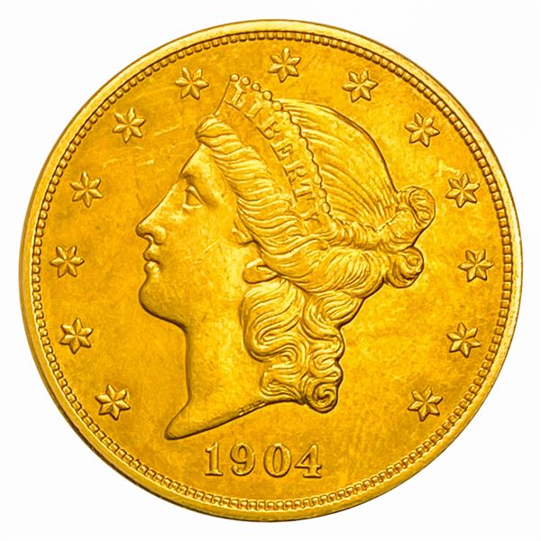 1904 $20 Gold Double Eagle CHOICE BU