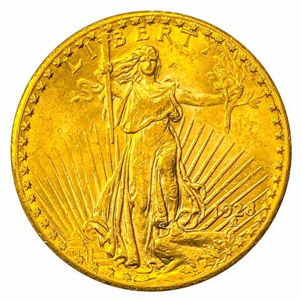 1928 $20 Gold Double Eagle UNCIRCULATED