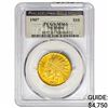 Image 1 : 1907 $10 Gold Eagle PCGS MS61 No Motto