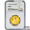 Image 1 : 1986 1/2oz $25 AGE NGC MS69