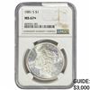 Image 1 : 1881-S Morgan Silver Dollar NGC MS67+