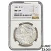 Image 1 : 1881-S Morgan Silver Dollar NGC MS67+