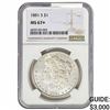 Image 1 : 1881-S Morgan Silver Dollar NGC MS67+