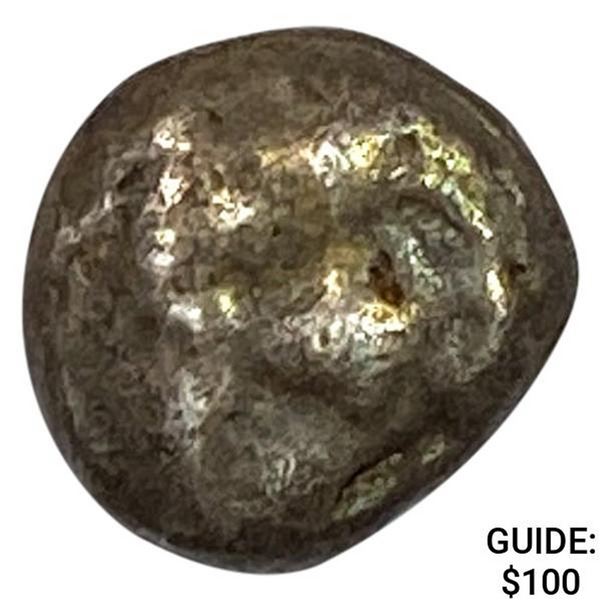 Parion, Mysia Silver Drachm c. 480 BC Gorgon LIGHTLY CIRCULATED