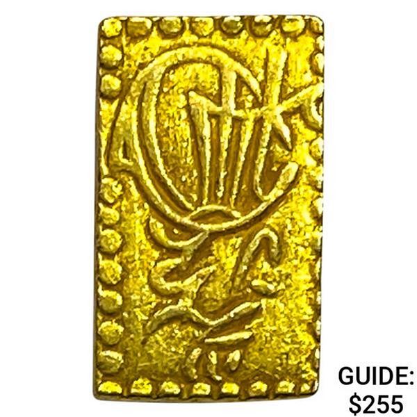 Meiji Era Japan c. 1868 Gold 2 Bu NEARLY UNCIRCULATED