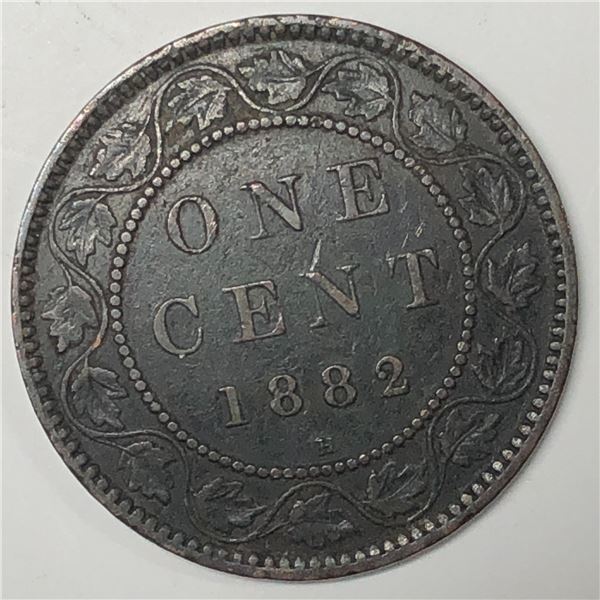 Canadian Large Cent 1882 VF++