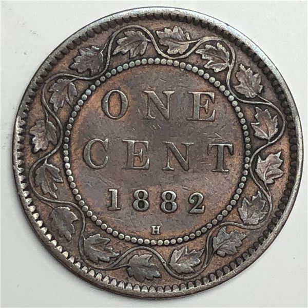 Canadian Large Cent 1882 VF