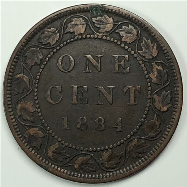 Canadian Large Cent 1884 EF