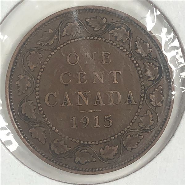 Canadian Large Cent 1915