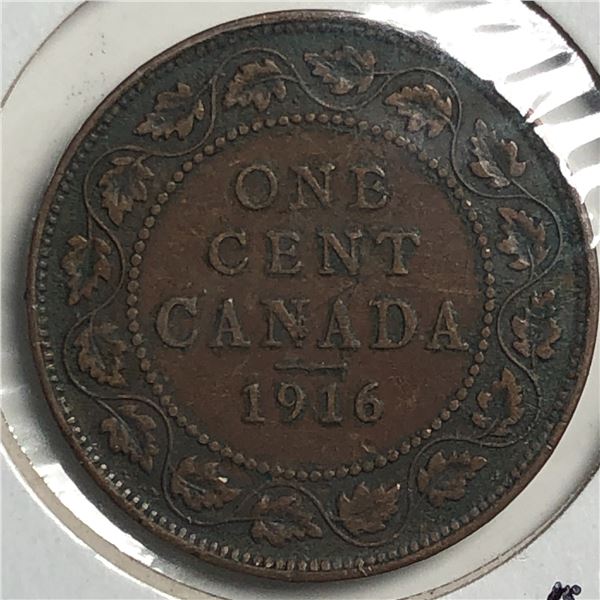 Canadian Large Cent 1916