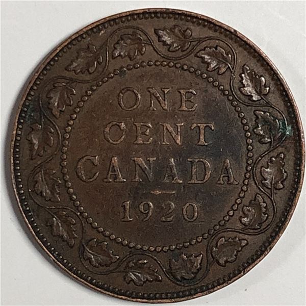 Canadian Large Cent 1920