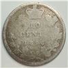 Image 1 : Canadian .10 Cent Dime 1896