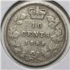 Image 1 : Canadian .10 Cent Dime 1898 vf