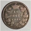 Image 1 : Canadian .10 Cent Dime 1899  small 9's