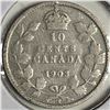 Image 1 : Canadian .10 Cent Dime 1903H