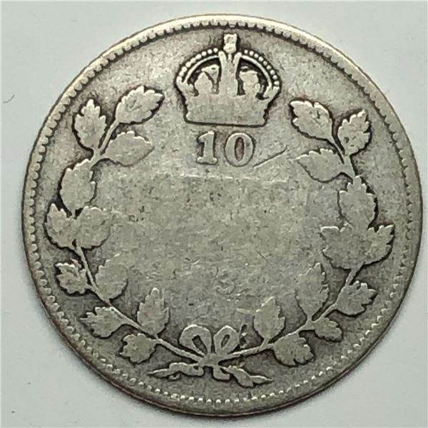 Canadian .10 Cent Dime 1934