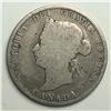 Image 2 : 1872 Queen Victoria 25 Cents