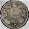 Image 1 : 1883 Queen Victoria 25 Cents