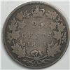 Image 1 : 1883 Queen Victoria 25 Cents