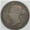 Image 2 : 1883 Queen Victoria 25 Cents