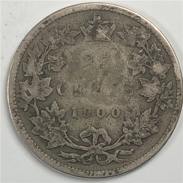 1900 Queen Victoria 25 Cents