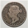 Image 2 : 1901 Queen Victoria 25 Cents VG