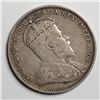 Image 2 : 1910 King Edward VII 25 Cents VF