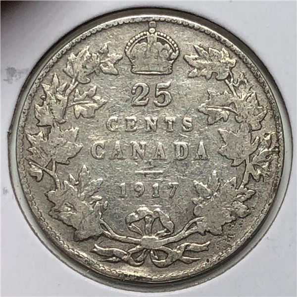 1917 King George V 25 Cents