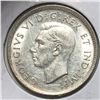 Image 2 : 1942 King George VI 25 Cents au+