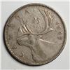 Image 1 : 1943 King George VI 25 Cents