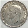 Image 2 : 1951 King George VI 25 Cents High Relief AU
