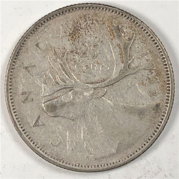 1953 SD SS Queen Elizabeth 25 Cents