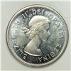 Image 3 : 1955 Queen Elizabeth 25 Cents  Choice UNC Blast White