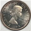 Image 2 : 1961 Queen Elizabeth 25 Cents Choice BU