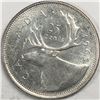1963 Queen Elizabeth 25 Cents Choice BU