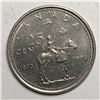 Image 1 : 1973 Queen Elizabeth 25 Cents Large Bust