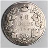 Image 1 : 1872 Queen Victoria 50 Cents  G+