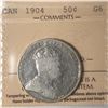 Image 1 : 1904 King Edward VII 50 Cents ICCS G-6