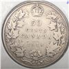Image 1 : 1918 King George V 50 Cents VG
