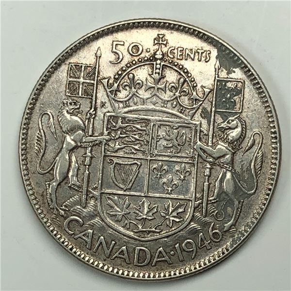 1946 King George VI 50 Cents
